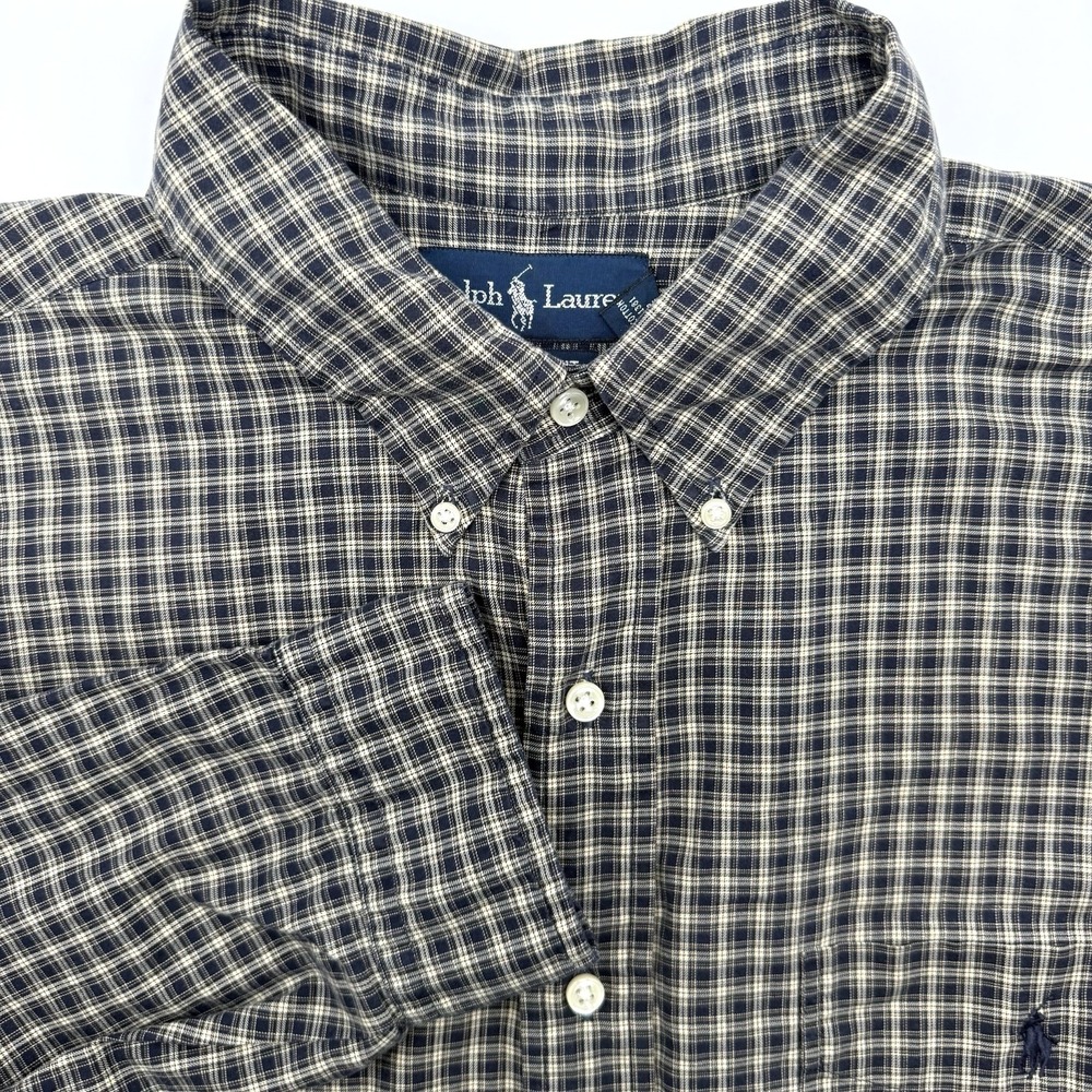Ralph Lauren Classic Fit Men's Long Sleeve Multicolor XXL 2XL Button Down Pocket